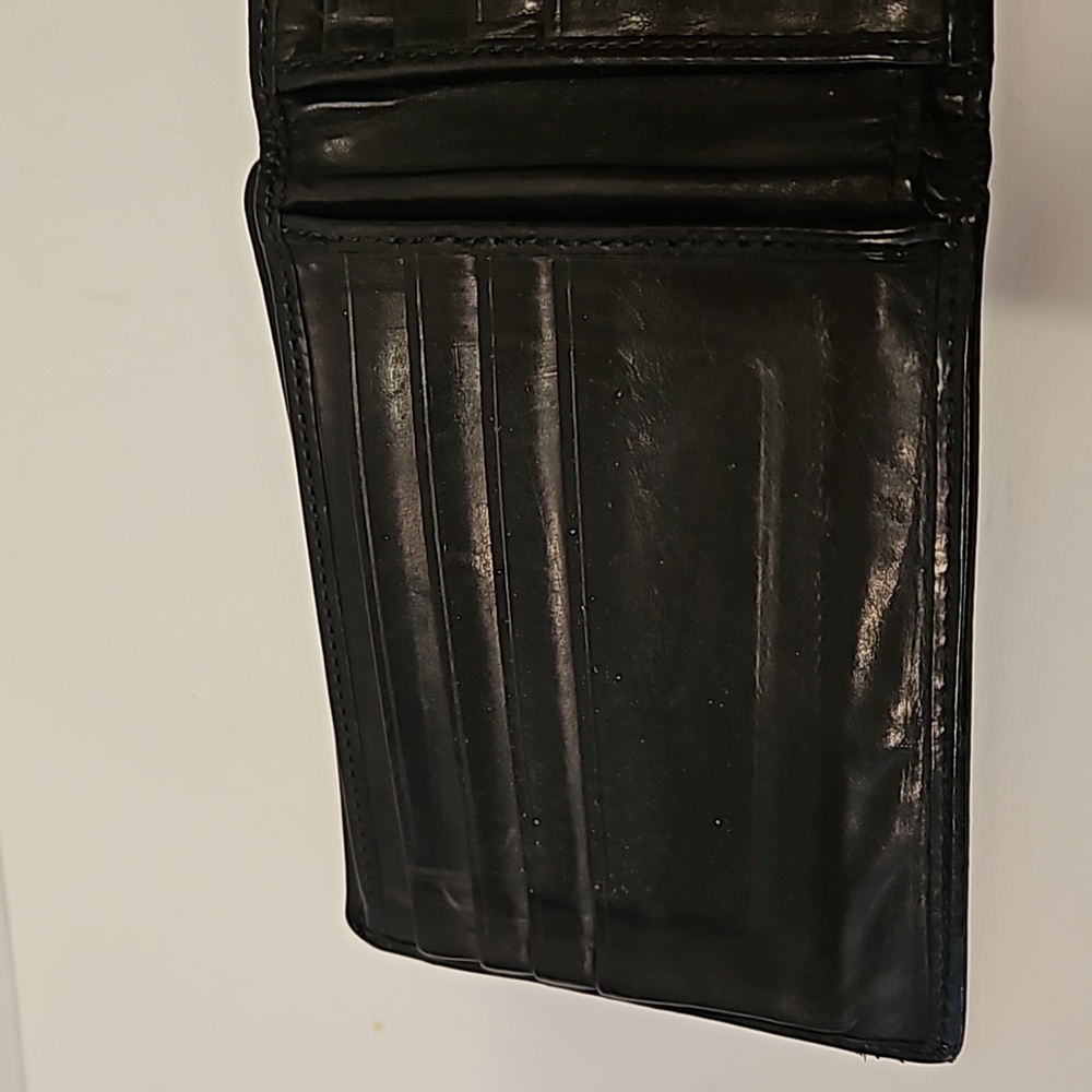 Coach Wallet Leather Bi Fold Classic Traditional Black - Picture 3 of 11